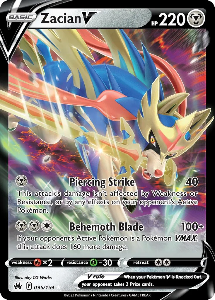 Zacian V 「CRZ 095/159」「EN」