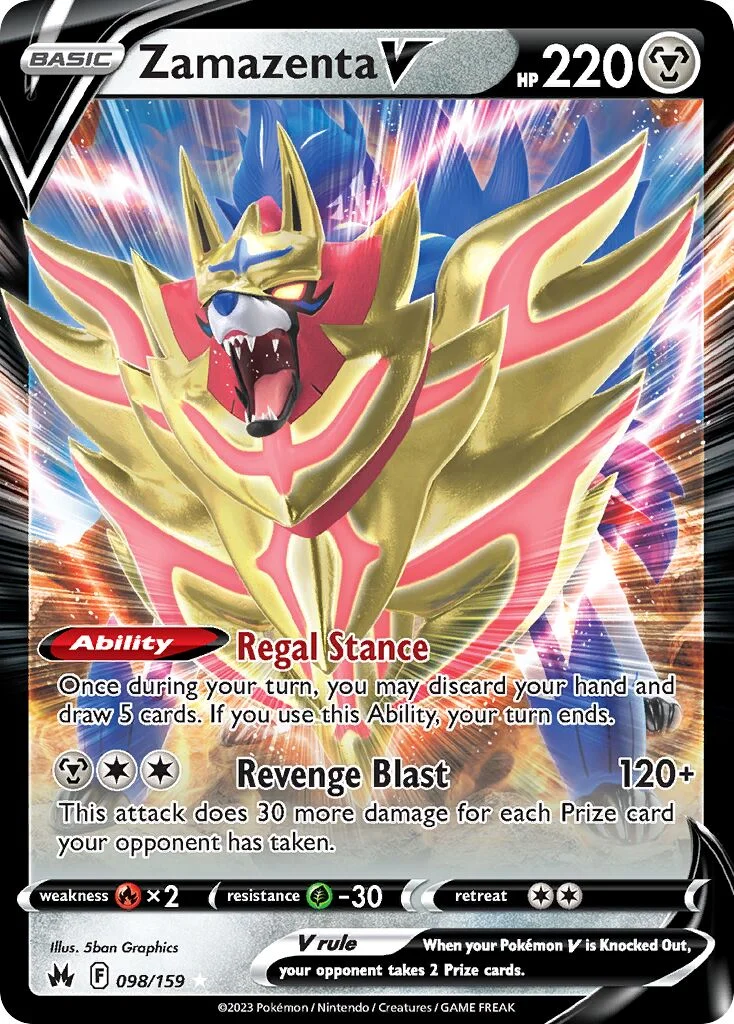 Zamazenta V 「CRZ 098/159」「EN」