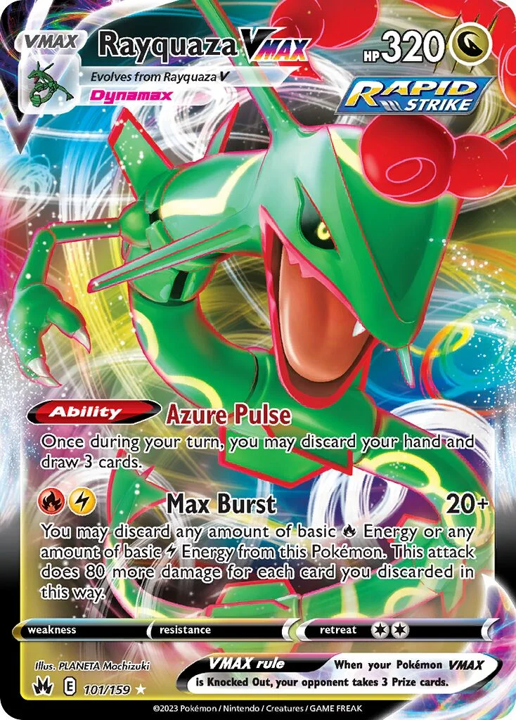 Rayquaza VMAX 「CRZ 101/159」「EN」