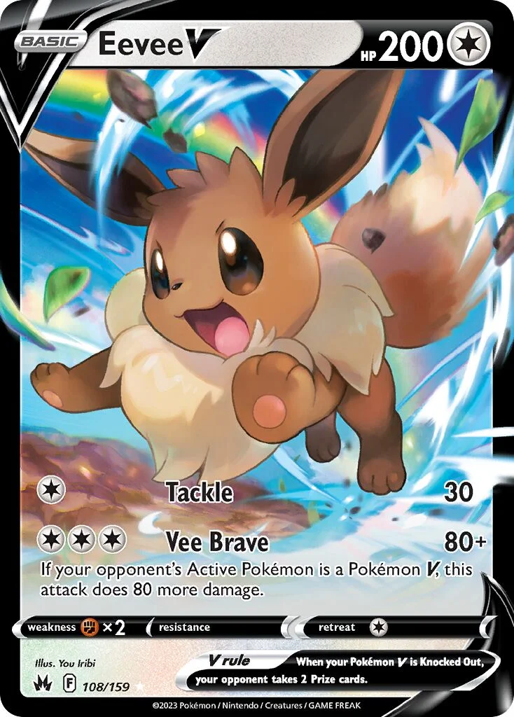Eevee V 「CRZ 108/159」「EN」