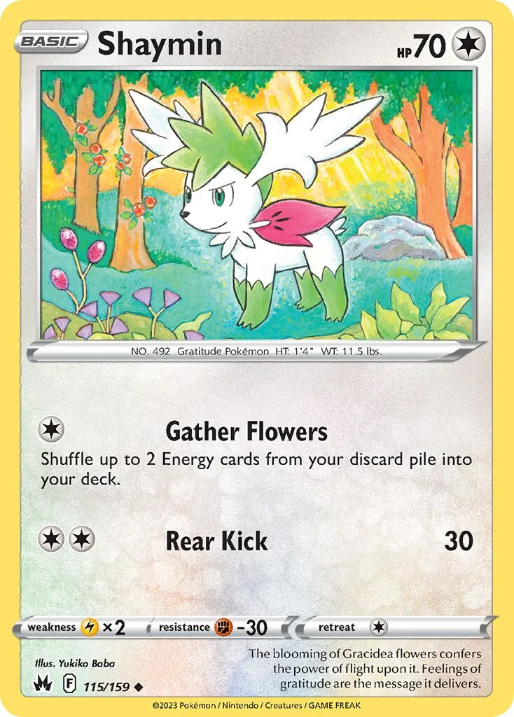 Shaymin 「CRZ 115/159」「EN」