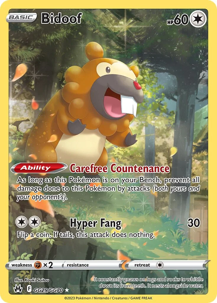 Bidoof 「CRZ GG29/GG70」「EN」