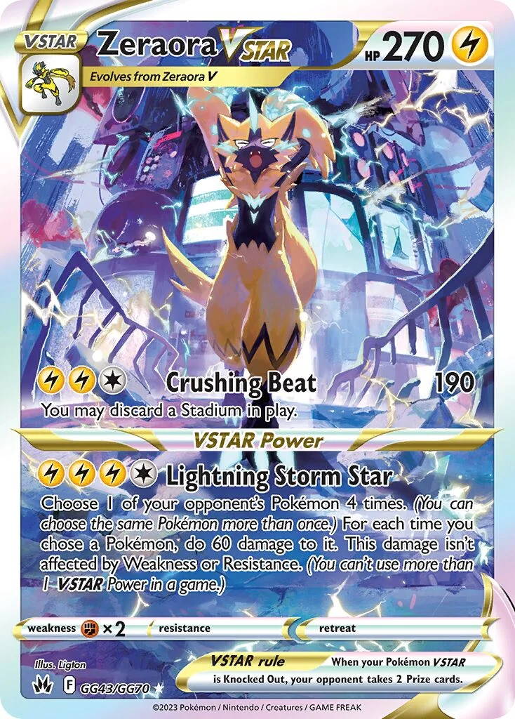 Zeraora VSTAR 「CRZ GG43/GG70」「EN」