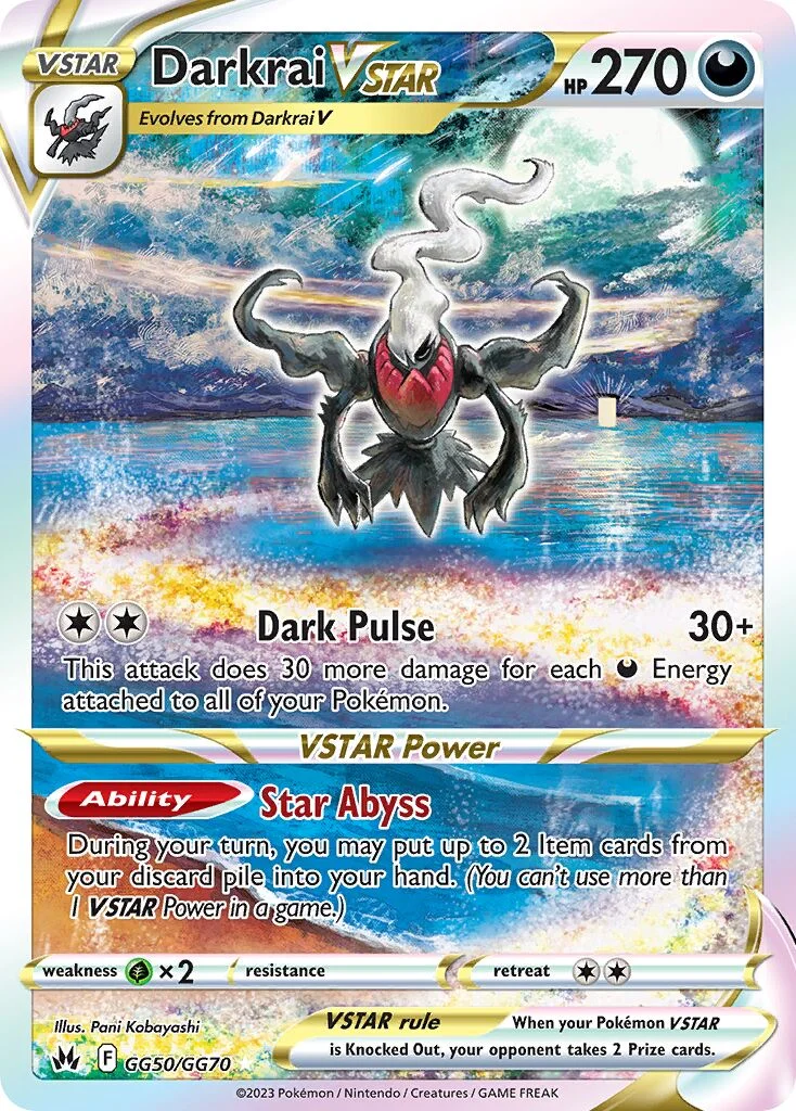 Darkrai VSTAR 「CRZ GG50/GG70」「EN」