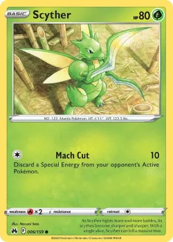 Scyther #006/159 · Pokémon