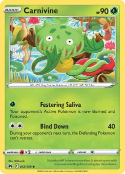 Carnivine #012/159 · Pokémon