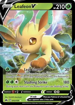 Leafeon V #013/159 · Pokémon