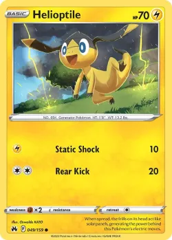 Helioptile #049/159 · Pokémon