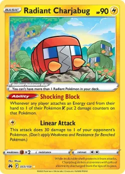 Radiant Charjabug #051/159 · Pokémon