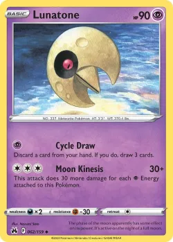 Lunatone #062/159 · Pokémon