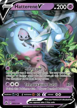 Hatterene V #065/159 · Pokémon