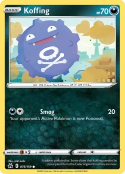 Koffing #075/159 · Pokémon