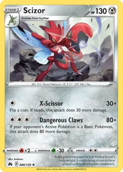 Scizor #086/159 · Pokémon