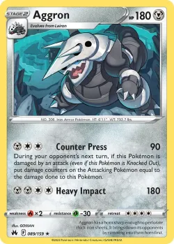 Aggron #089/159 · Pokémon