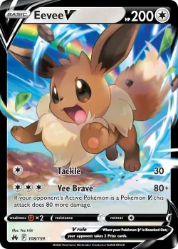 Eevee V #108/159 · Pokémon