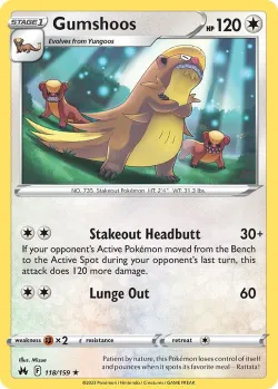 Gumshoos #118/159 · Pokémon
