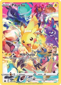 Pikachu 「CRZ 160/159」「EN」