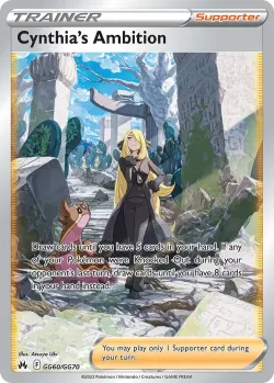 Cynthia's Ambition 「CRZ GG60/GG70」「EN」
