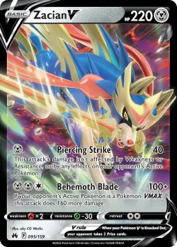 Zacian V #095/159 · Pokémon