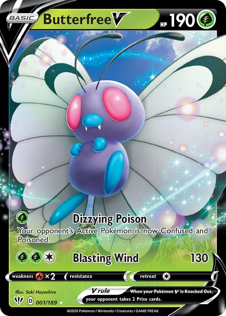 Butterfree V 「DAA 001/189」「EN」