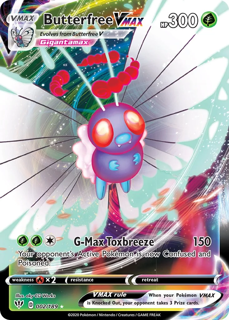 Butterfree VMAX 「DAA 002/189」「EN」
