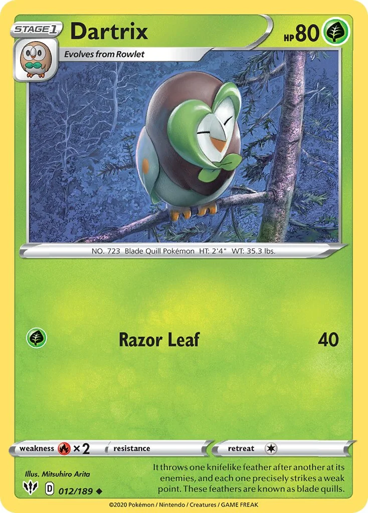 Dartrix 「DAA 012/189」「EN」