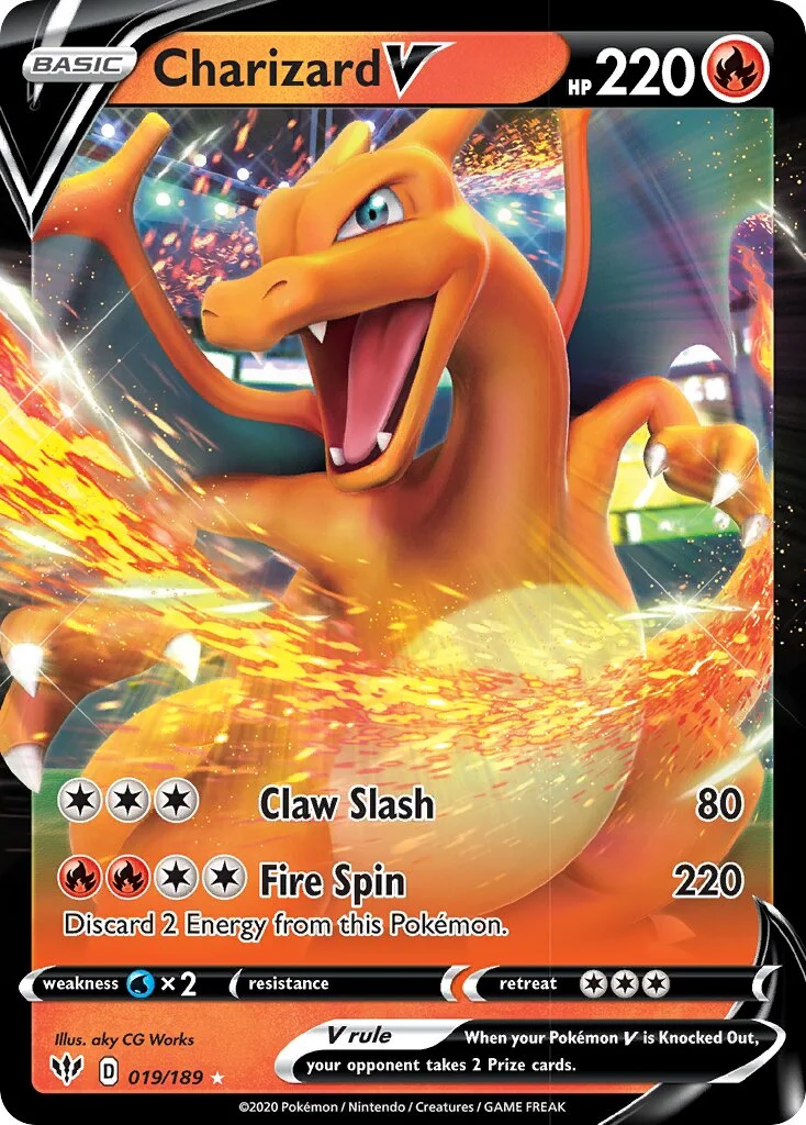 Charizard V 「DAA 019/189」「EN」