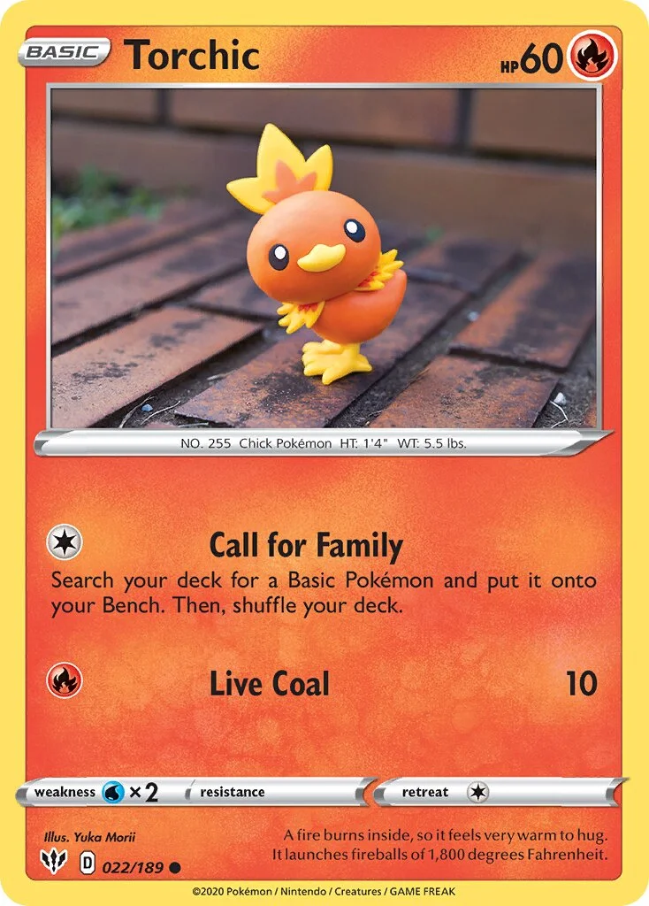 Torchic 「DAA 022/189」「EN」