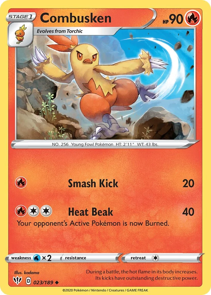 Combusken 「DAA 023/189」「EN」