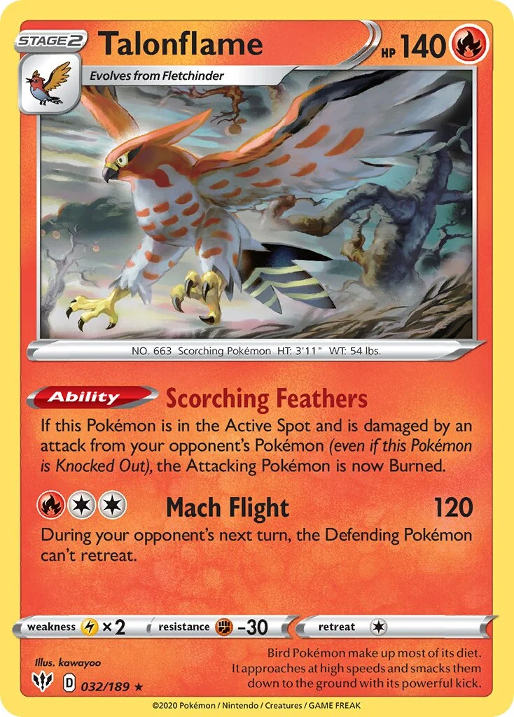 Talonflame 「DAA 032/189」「EN」