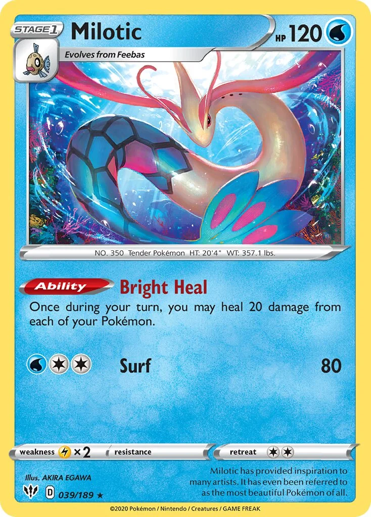 Milotic 「DAA 039/189」「EN」