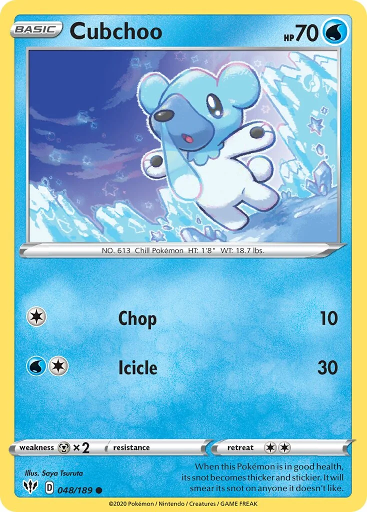 Cubchoo 「DAA 048/189」「EN」