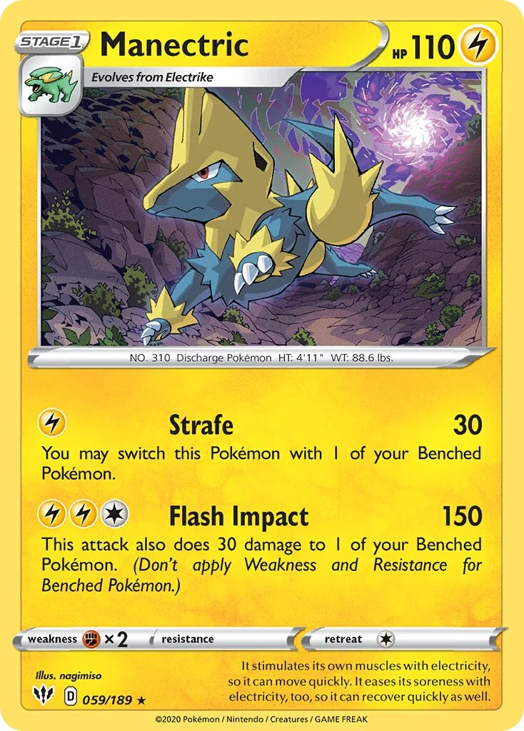 Manectric 「DAA 059/189」「EN」
