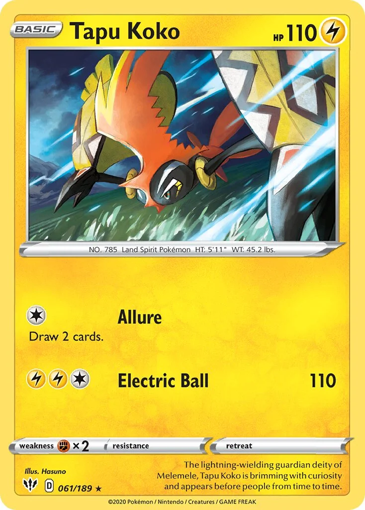 Tapu Koko 「DAA 061/189」「EN」