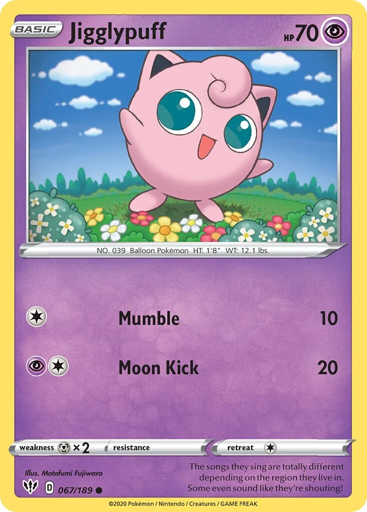 Jigglypuff 「DAA 067/189」「EN」