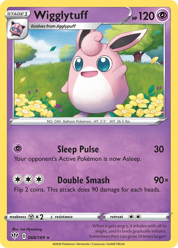 Wigglytuff 「DAA 068/189」「EN」