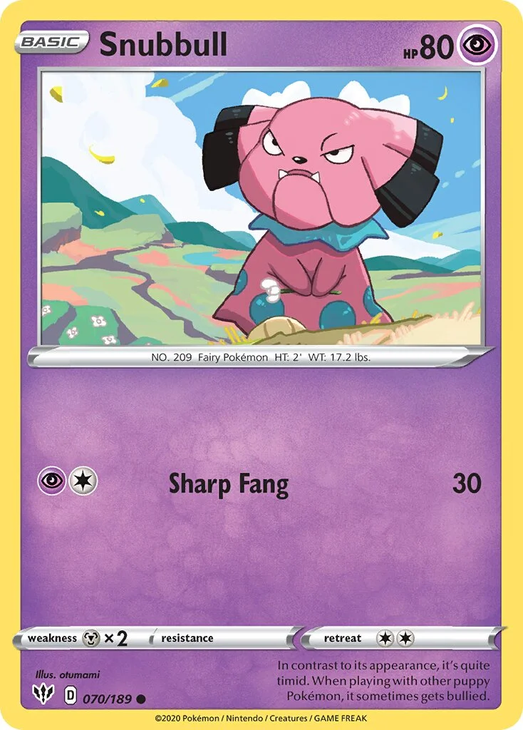 Snubbull 「DAA 070/189」「EN」
