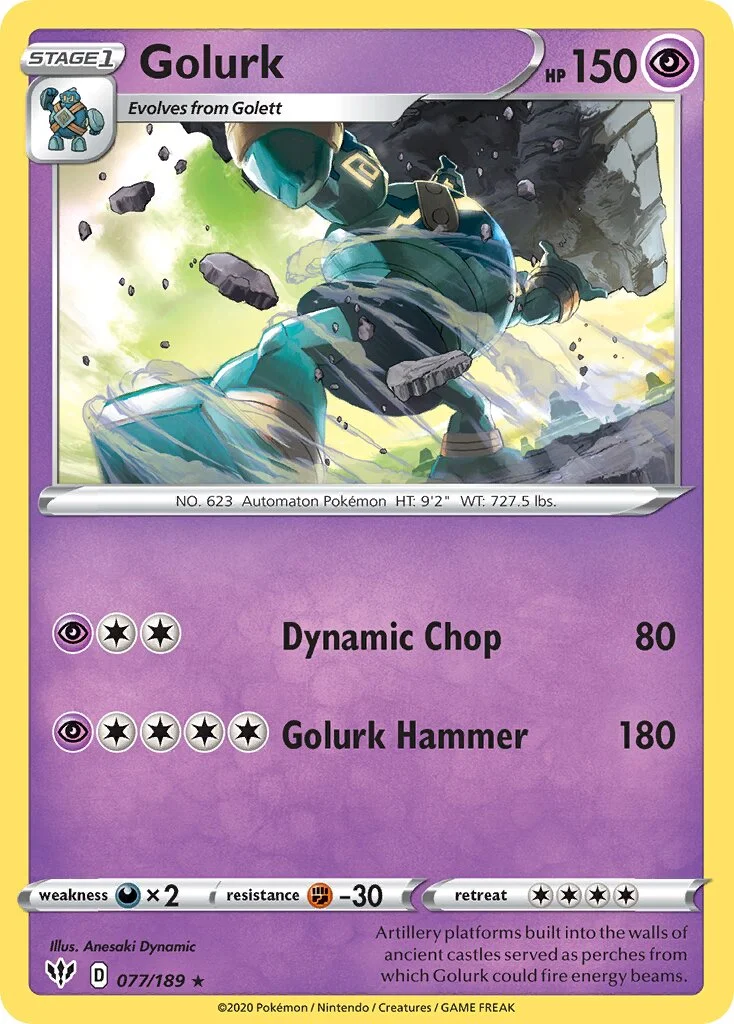 Golurk 「DAA 077/189」「EN」