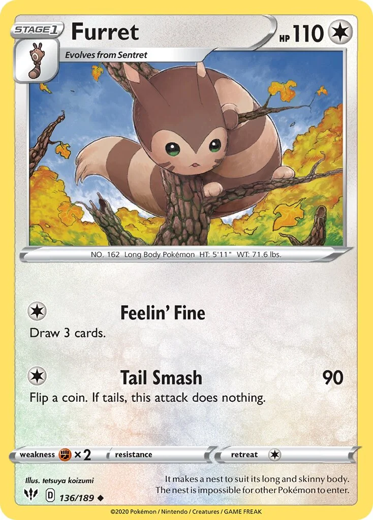 Furret 「DAA 136/189」「EN」