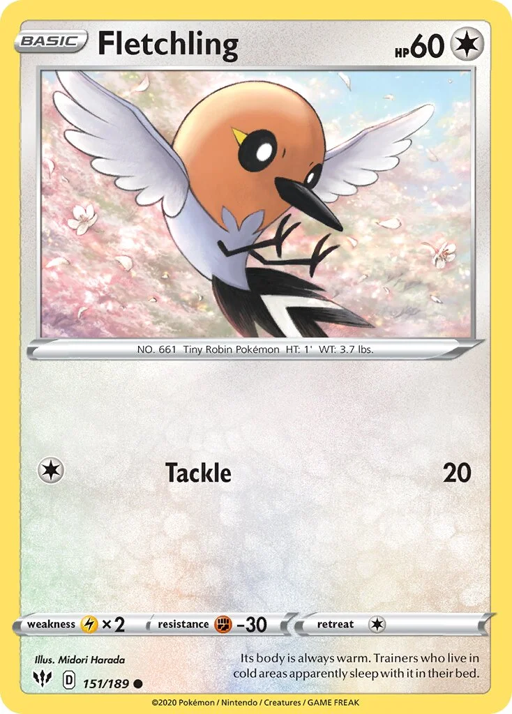 Fletchling 「DAA 151/189」「EN」