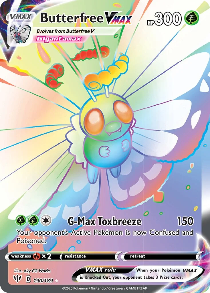 Butterfree VMAX 「DAA 190/189」「EN」