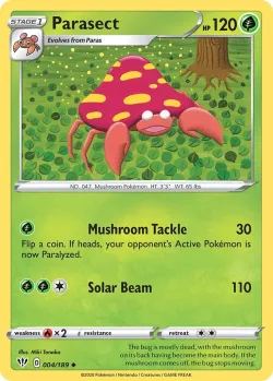 Parasect #004/189 · Pokémon