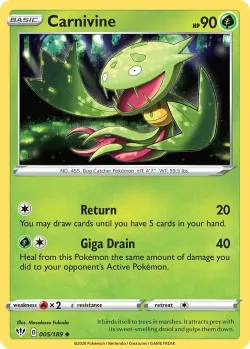 Carnivine #005/189 · Pokémon