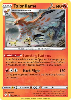 Talonflame #032/189 · Pokémon