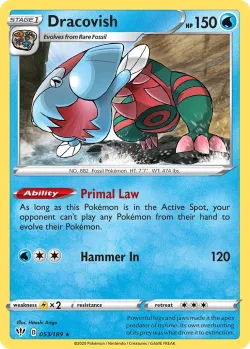 Dracovish #053/189 · Pokémon