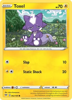 Toxel #062/189 · Pokémon