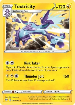 Toxtricity #063/189 · Pokémon