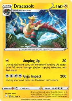 Dracozolt #065/189 · Pokémon