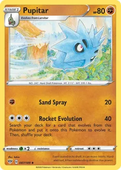 Pupitar #087/189 · Pokémon