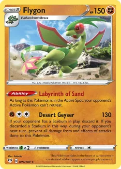Flygon #091/189 · Pokémon